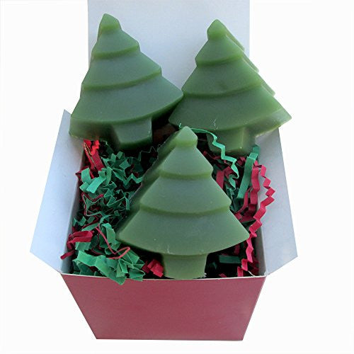 Christmas Tree Soap Gift Box - 3 soaps - 4 oz total